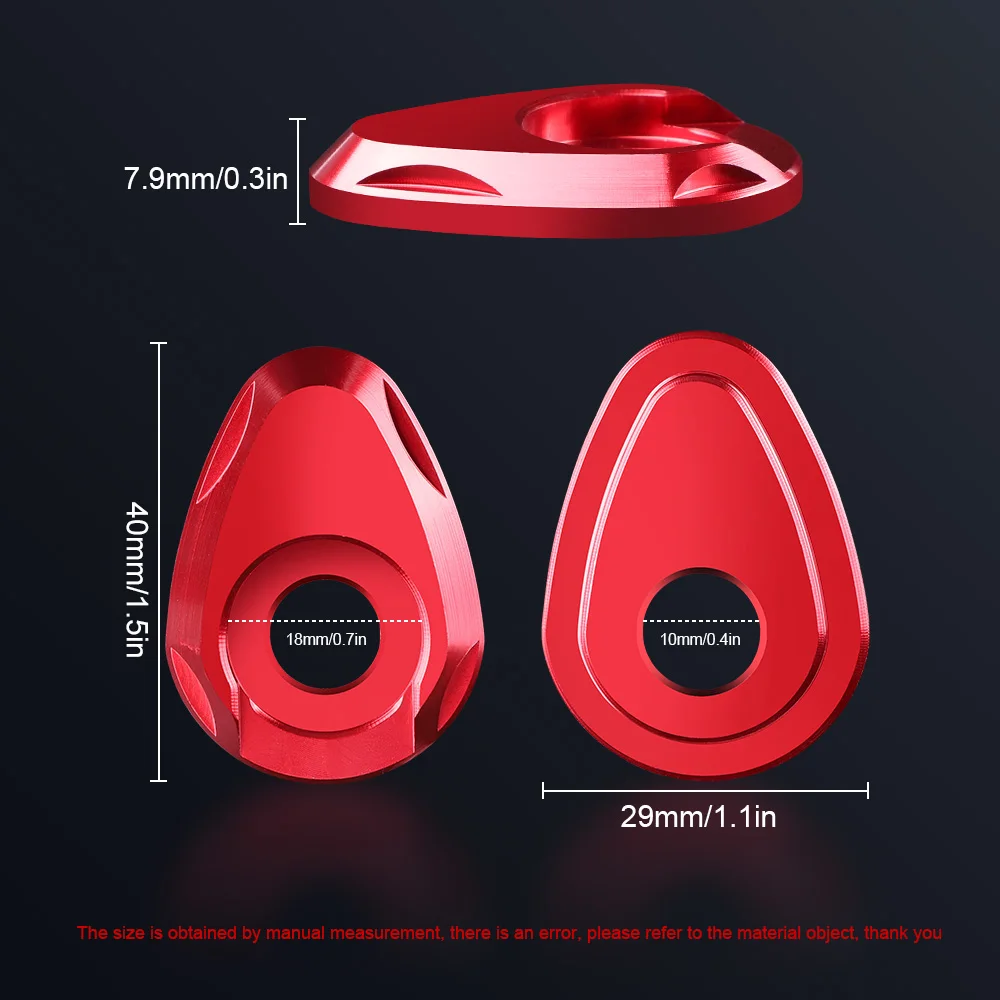 

2 Pcs Motorcycle Turn Signals Indicator Adapter Spacers For YAMAHA FZ1 FZ6 FZ8 FZ16 XJ6 XSR 900 MT-09 Tracer 900 FJ-09 MT-07