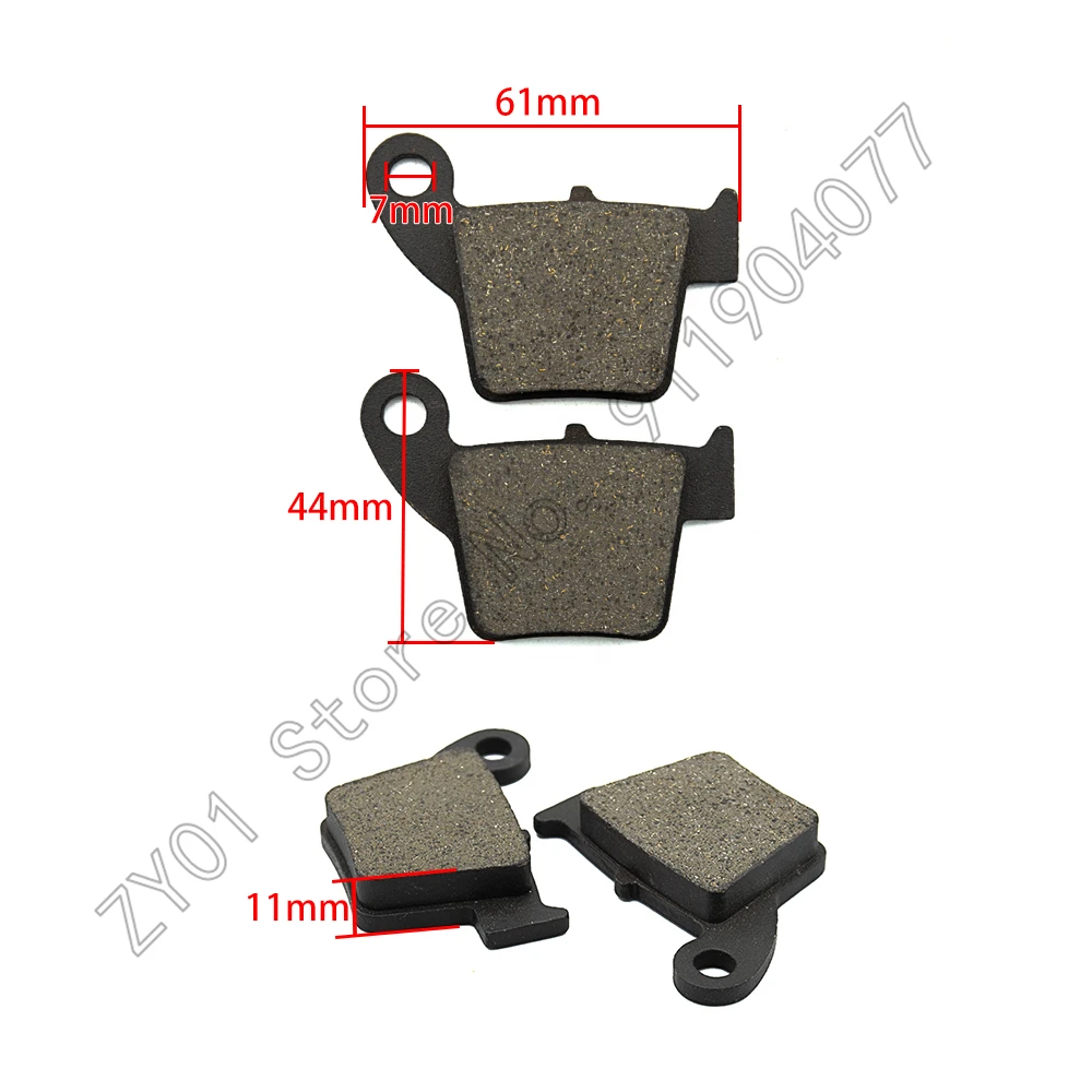 Передние и задние тормозные колодки для мотоцикла Honda CR 125 250 CR125R CR250R CR500R XR 400 650 XR250R