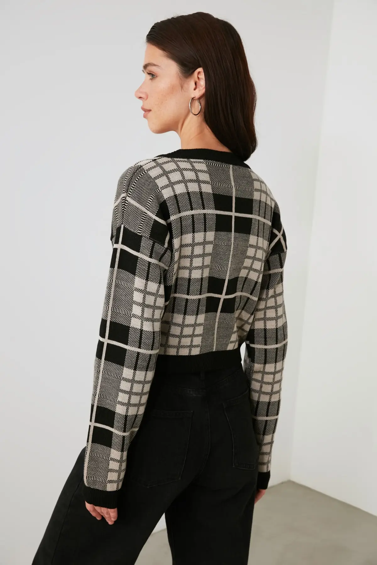 

Trendyol Jacquard Blouse HrkaTriko Suit TWOAW21HI0750
