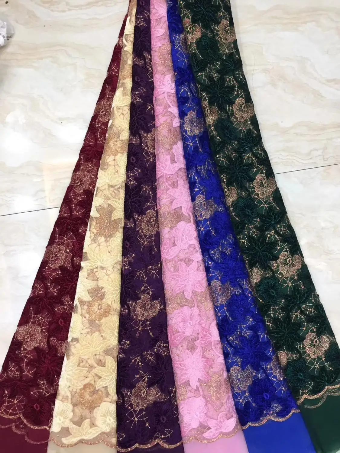 Африканская кружевная ткань 2019 высококачественное кружево розовое Африканское