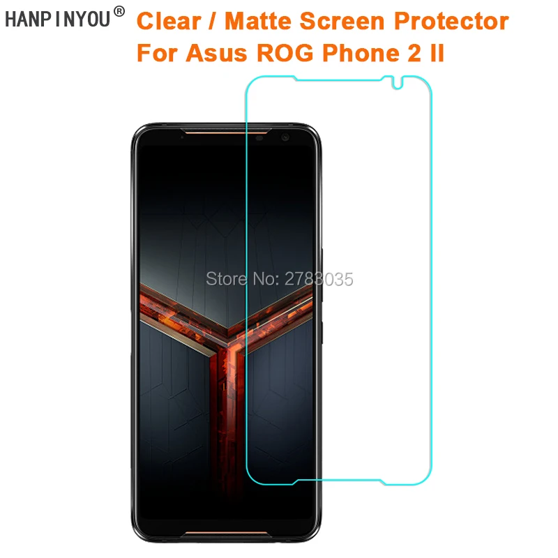 Для Asus ROG Phone 2 II ZS660KL 6 59 &quotпрозрачная глянцевая/Антибликовая матовая защитная