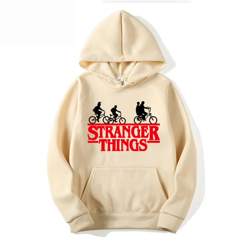 Странные вещи толстовки для мужчин женщин с надписью Осень Harajuku Хип Хоп