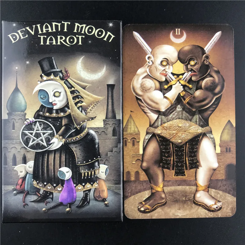 Английские настольные игры Deviant Moon Таро карты Oracle для семьи вечерние карточный