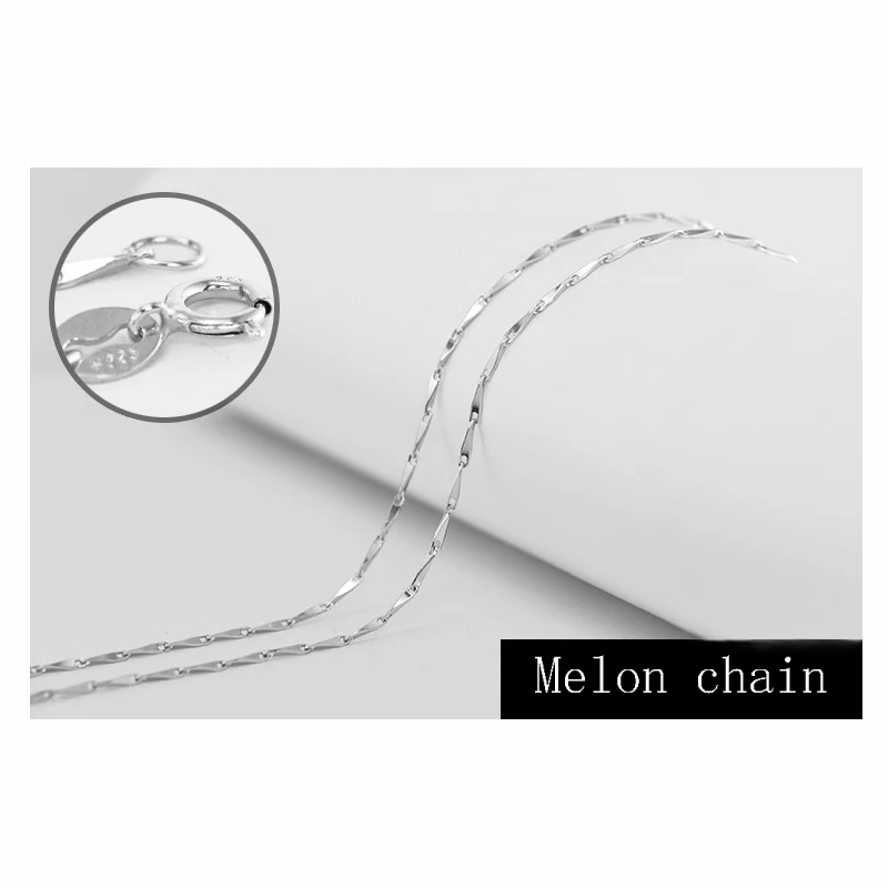 Roilason Новый слиток цепи ожерелья Оптом из чистого серебра 925 пробы 45 см 2017