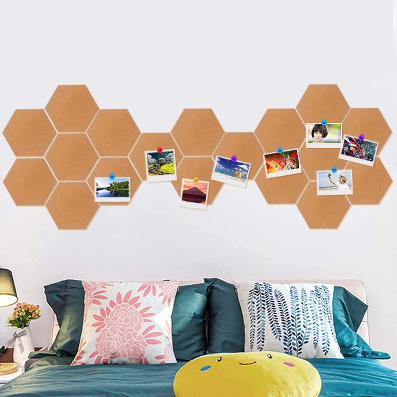 Корковая доска с буквенными надписями для домашнего офиса Декор объявлений фото