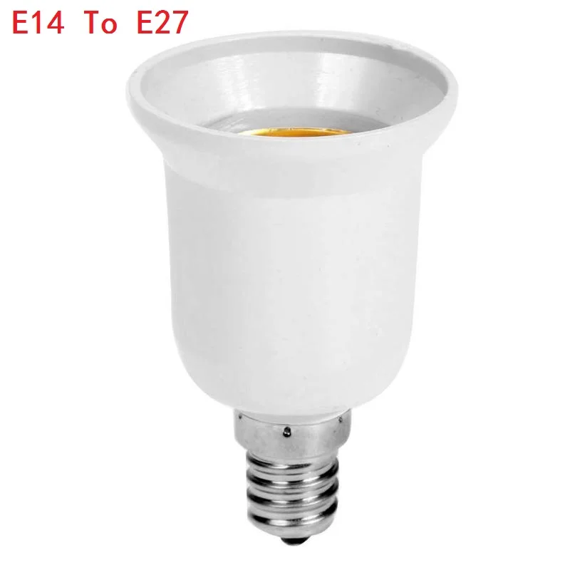 Огнеупорный пластиковый преобразователь E14 в E27 переходное гнездо
