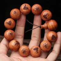 natural round wooden beads tibetan buddha wooden beads bracelet 20mm wooden beads elastic bracelet myanmar rosewood bracelets
