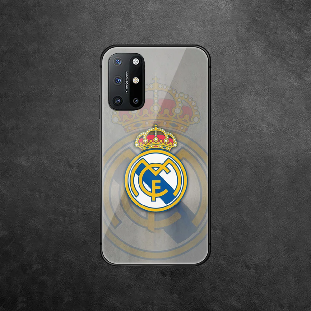 

Real Club Madrid Tempered Glass Phone Case Cover For Oneplus Oppo Realme A53 Find X 2 3 5 6 7 8 9 T Pro Nord Gt Neo Etui Hoesjes