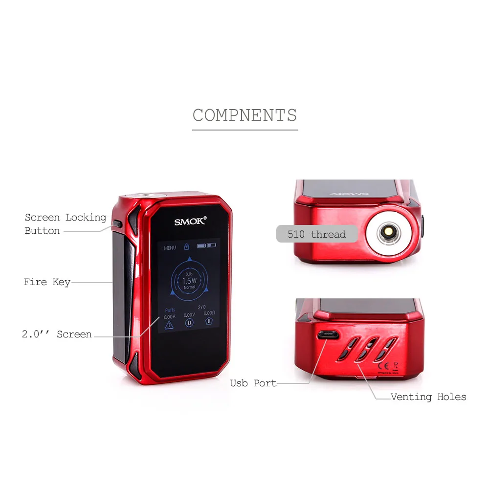 SMOK G PRIV 2 комплекта 230 Вт Priv Mod 18650 батарея 4 мл TFV8 X Baby испаритель электронная