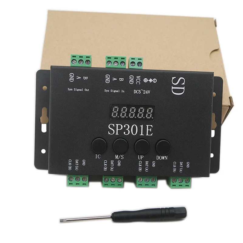 Программируемая Светодиодная лента SP301E Syn для WS2811 WS2813 WS2812B SK6812 APA102 Pixel|Контролеры