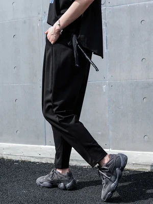 Женские свободные шаровары повседневные облегающие брюки большого размера |