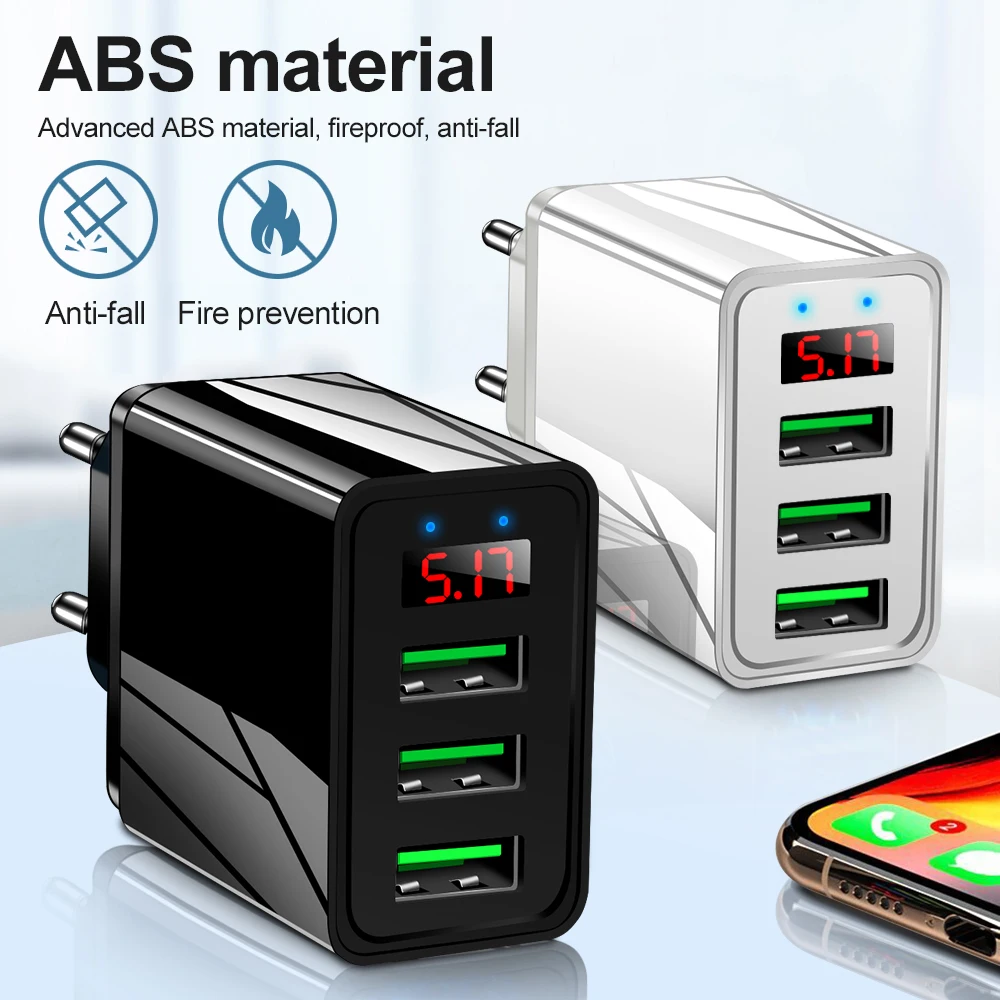 зарядное устройство с 3 usb порт