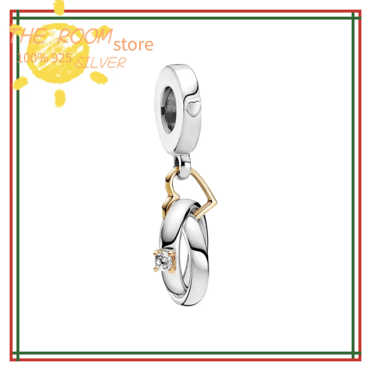 

Hot genius 100% 925 Sterling Silver Pendant Beads for original Pando Charm Bracelet women's DIY jewelry