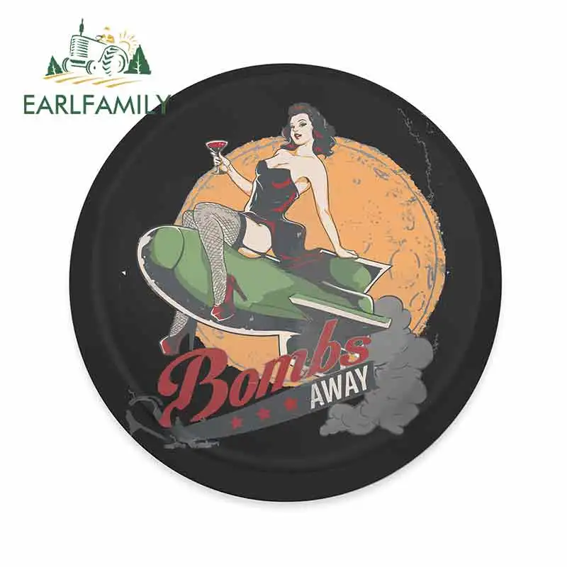 EARLFAMILY 13 см x 12 8 забавные автомобильные наклейки с изображением бомбочек
