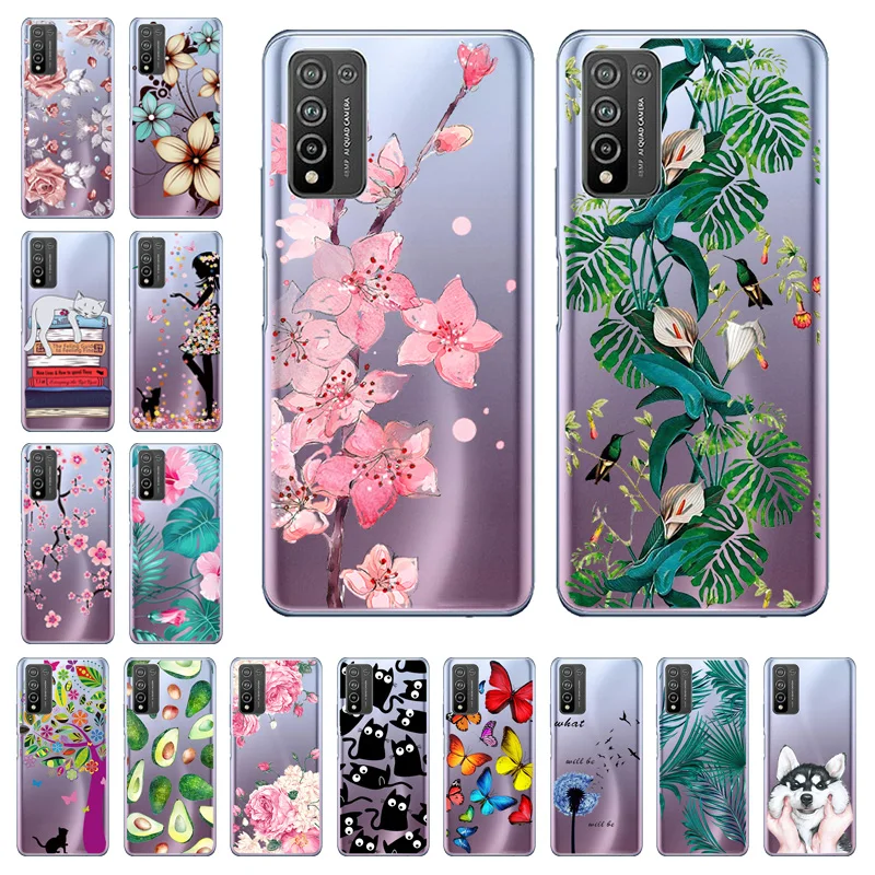 

Protective Phone Case For Huawei P Smart 2021 Case Soft Silicon Cover Honor 10X 10 i 10i P30 Lite 8X PSmart Z Y7A Y6P Bumper Bag