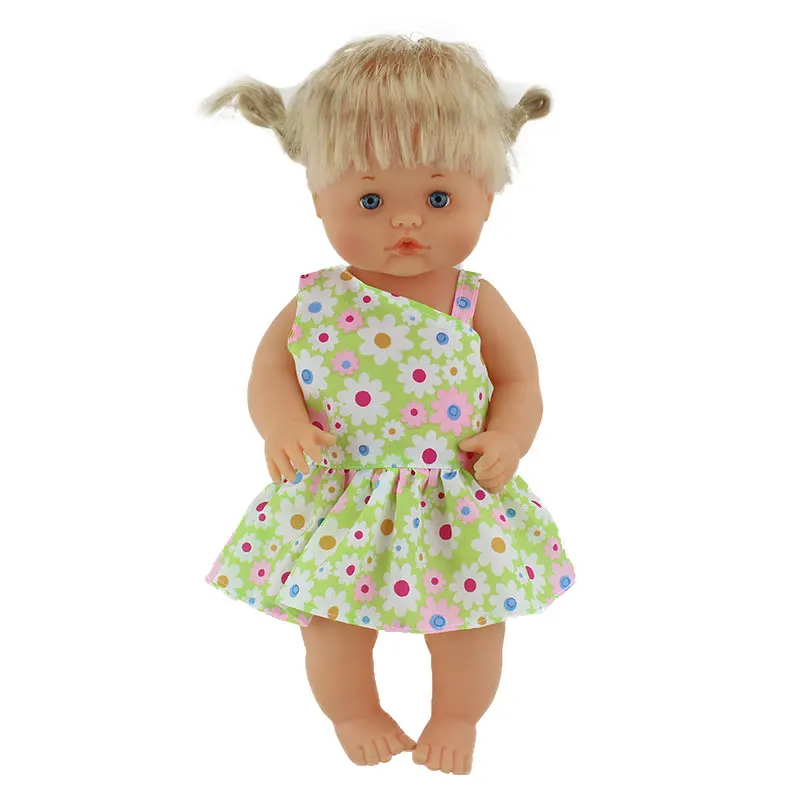 Короткое платье в горошек подходит для 42 см Nenuco кукла Nenuco y su Hermanita кукла аксессуары - Цвет: 4