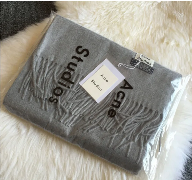 Новинка Осень-зима 2020 женский шарф из чистого кашемира в европейском и