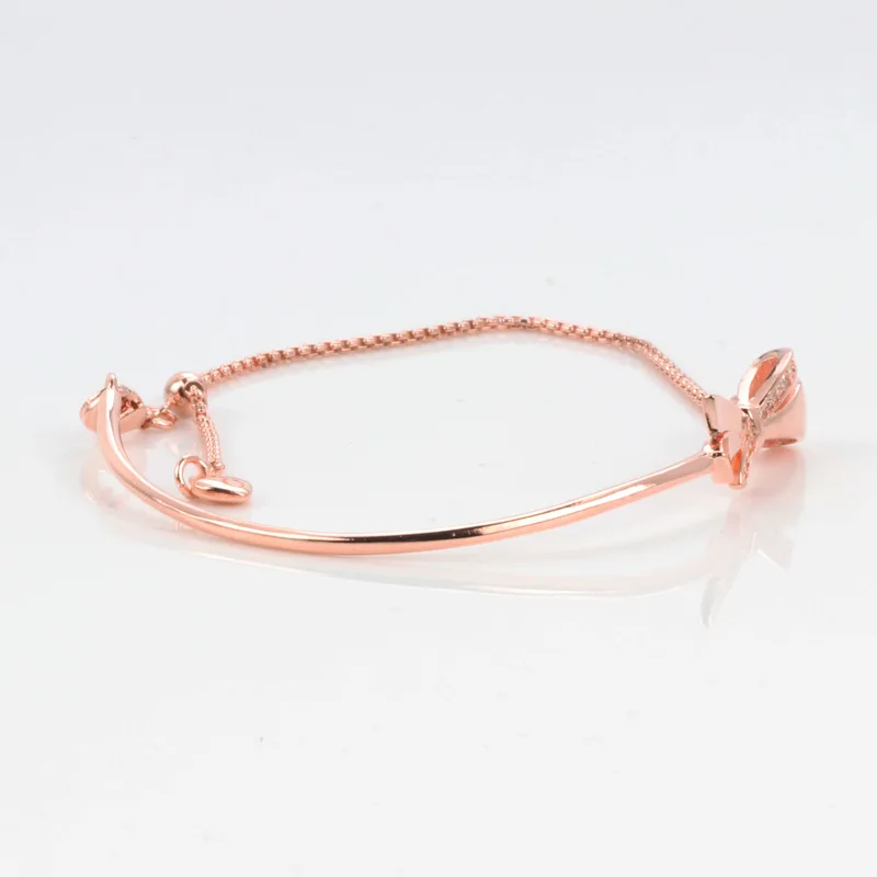 

Amaia Authentic 100% 925 Sterling SilverRose Gold Bracelet New Style Gorgeous Bow Women's Bracelet for Gift