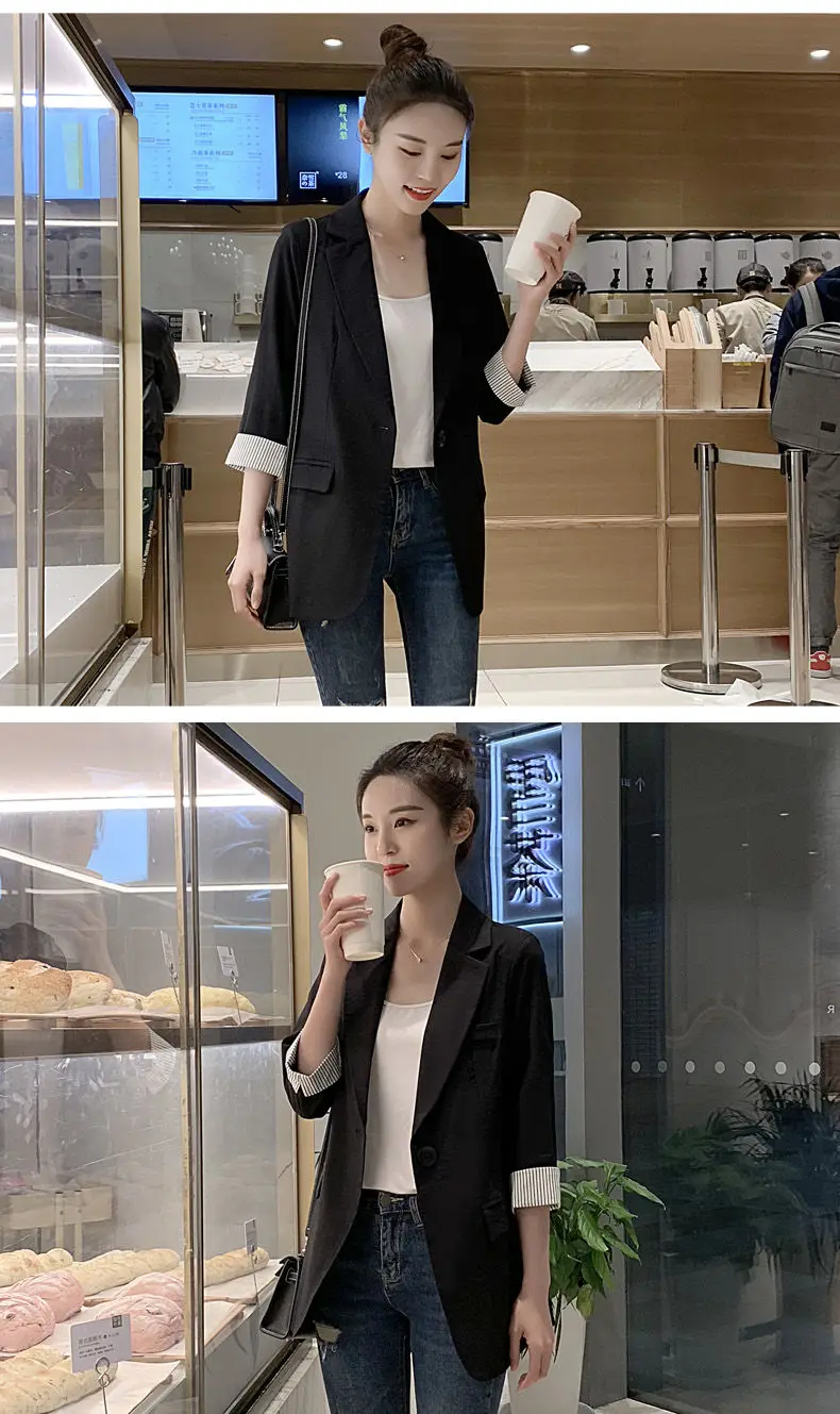 

Women's Blazers Work Blazer Clothes Spring White Office Suit Woman Clothing Korean Slim Fashion Jackets Lady Suits 3231358