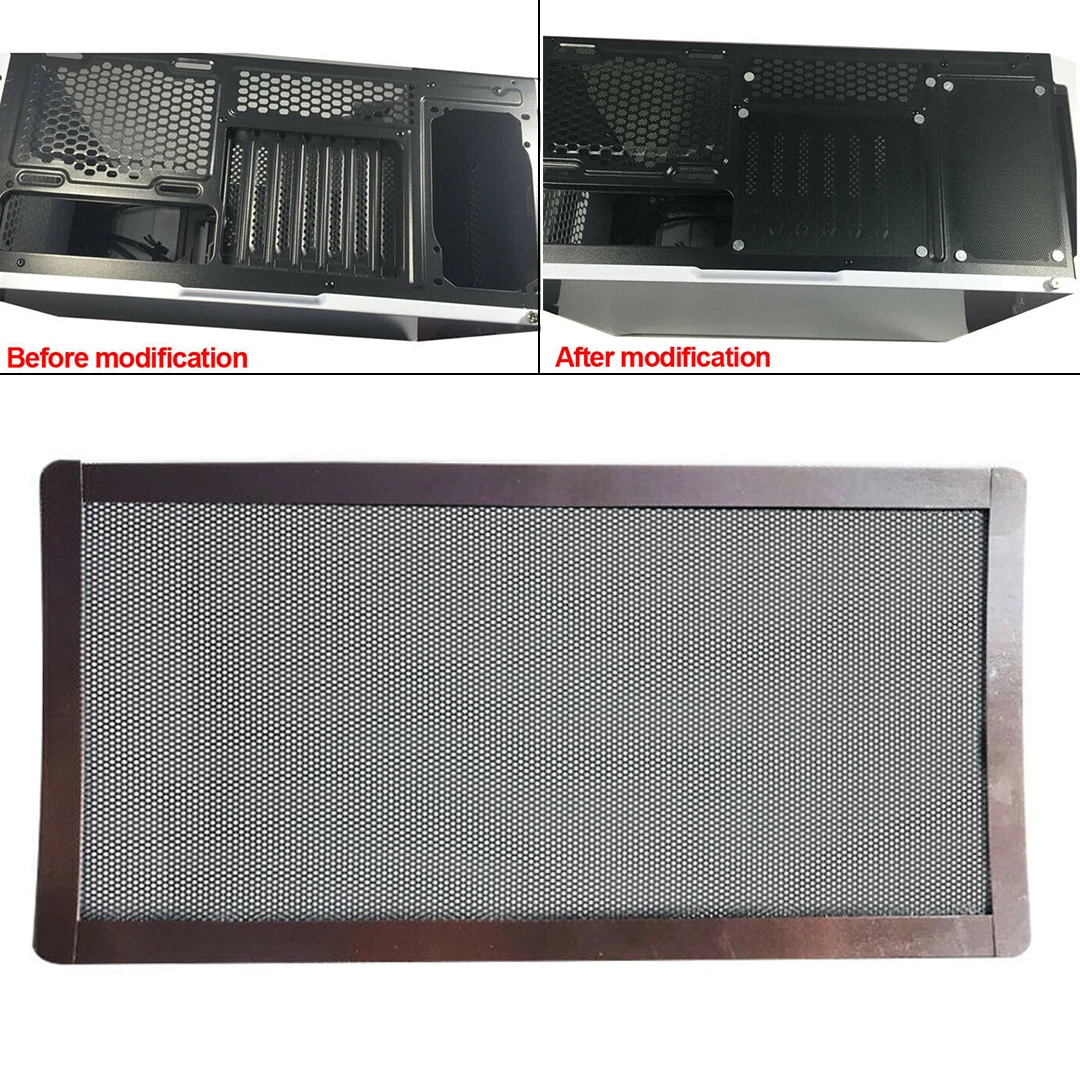 

Suitable For PC Dust Filter Mesh Magnetic Dust Filter Mesh Chassis Cooling Fan Dustproof Cover Compatible For PC Computer