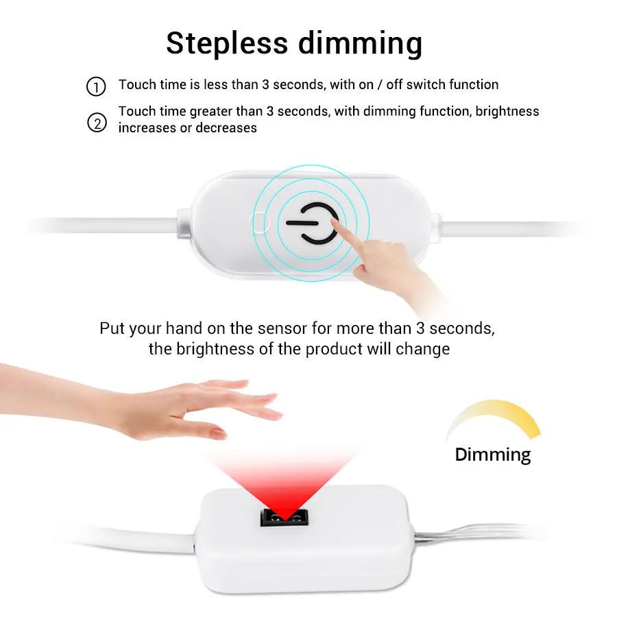 Светодиодный светильник полного спектра для выращивания растений USB
