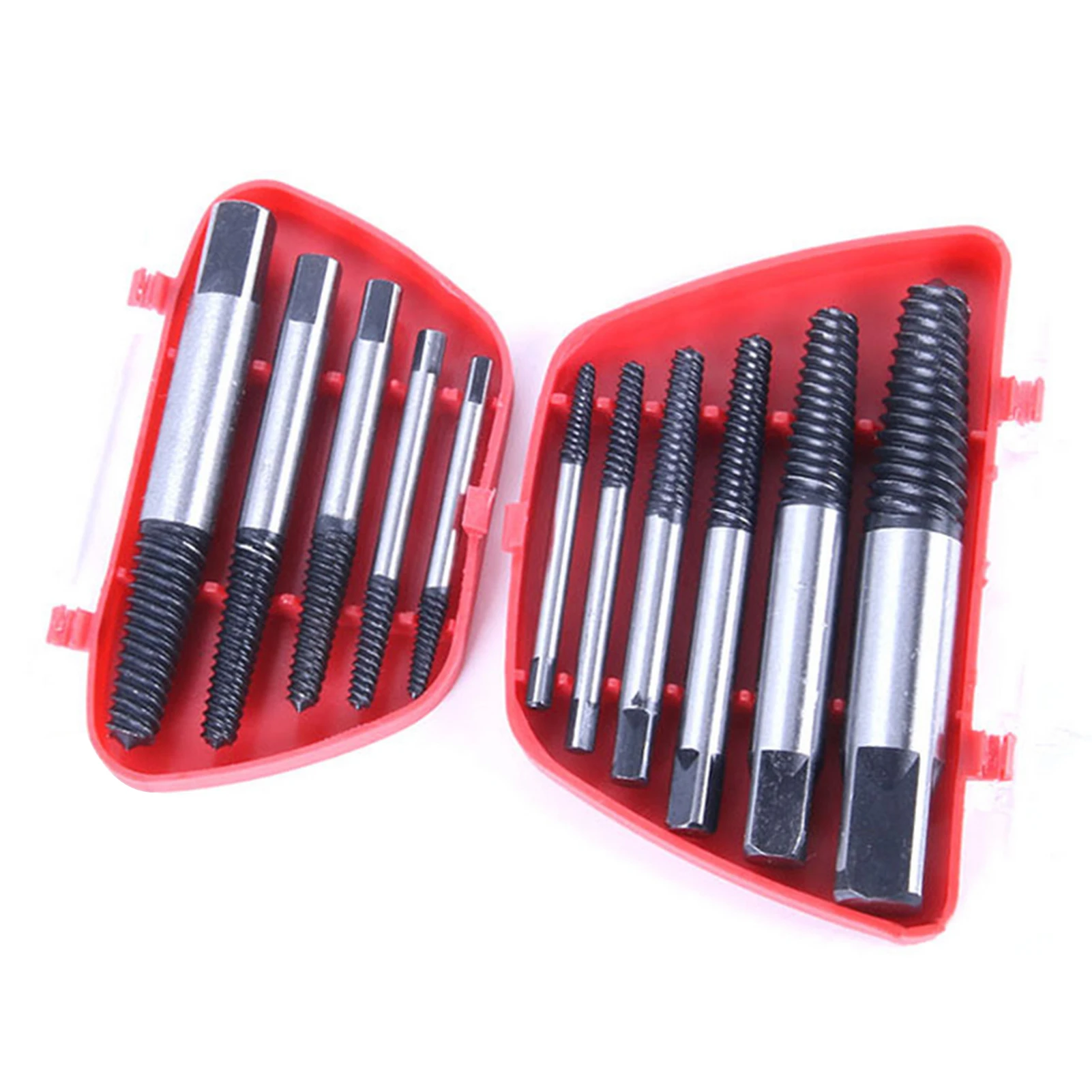 

6Pcs/Set Screw Extractor Serrated Thread Square Head Broken Damaged Screw Bolt Remover Tools