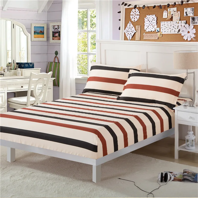 100% хлопок высокое качество Лучшая печатная простыня защитный чехол для матраса с