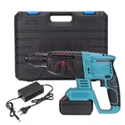 Перезаряжаемая электрическая молотковая дрель, дрель с вращающимся молотком, Беспроводная электрическая дрель для 18В Makita, электроинструменты с литиевой батареей