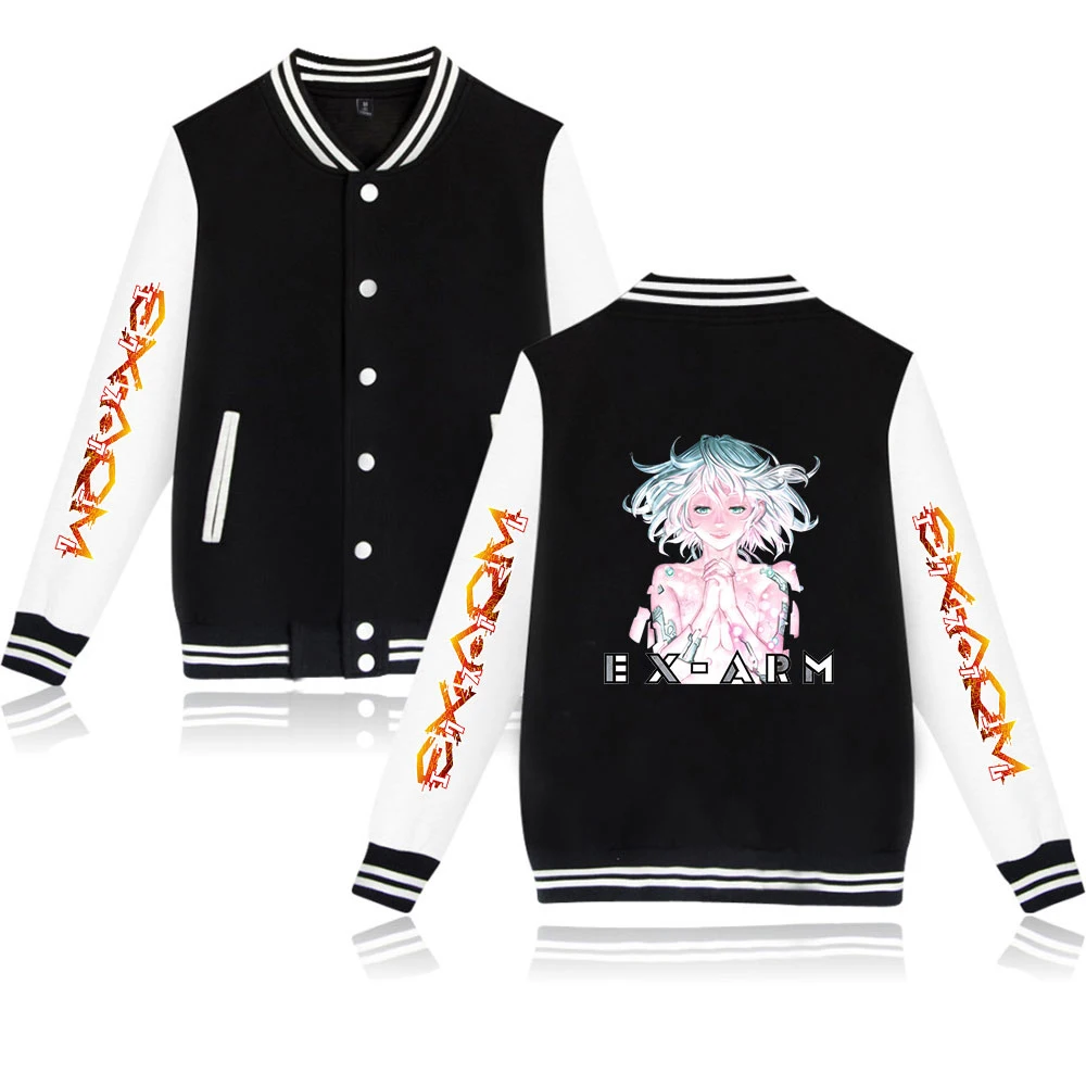Новинка 2020 бейсбольная Толстовка с японским мультяшным принтом HiRock Alma 2D