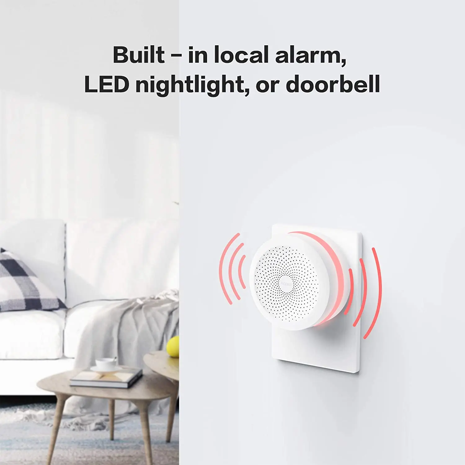 Блок управления умным домом Aqara M1S Zigbee Gateway хаб с RGB подсветильник кой работает Apple