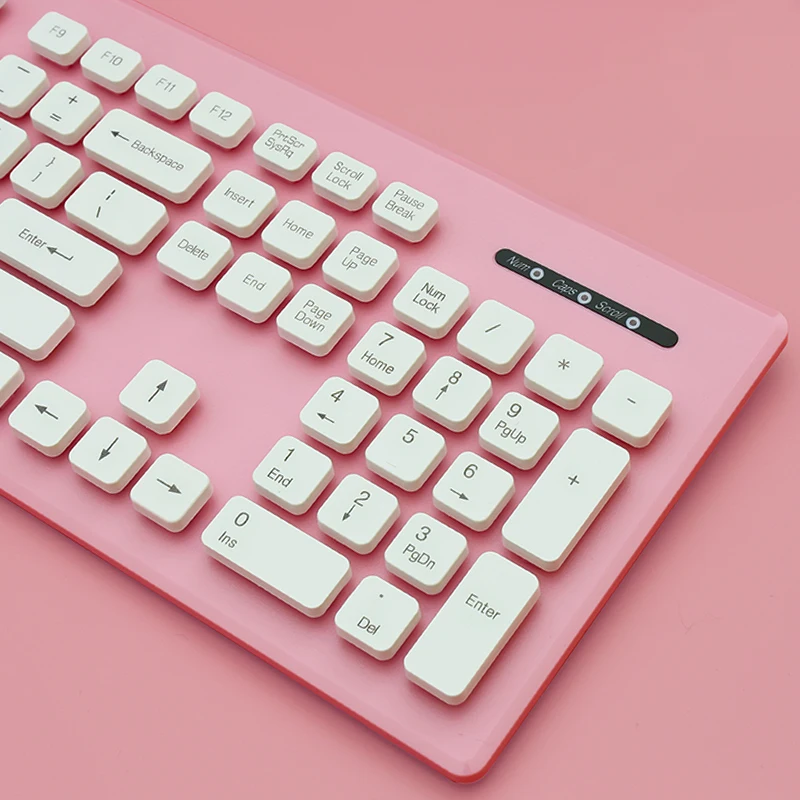 USB Проводная и 2 4G Беспроводная шоколадная клавиатура эргономичная игровая для