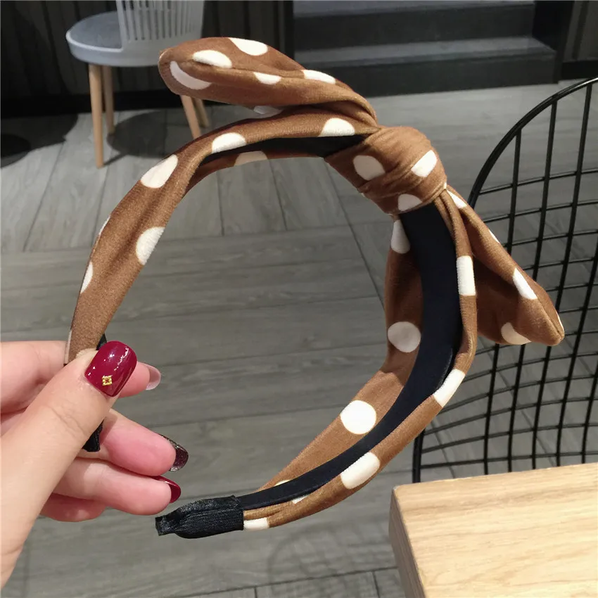 Модная тканевая повязка для волос в Корейском стиле женщин и девочек модная