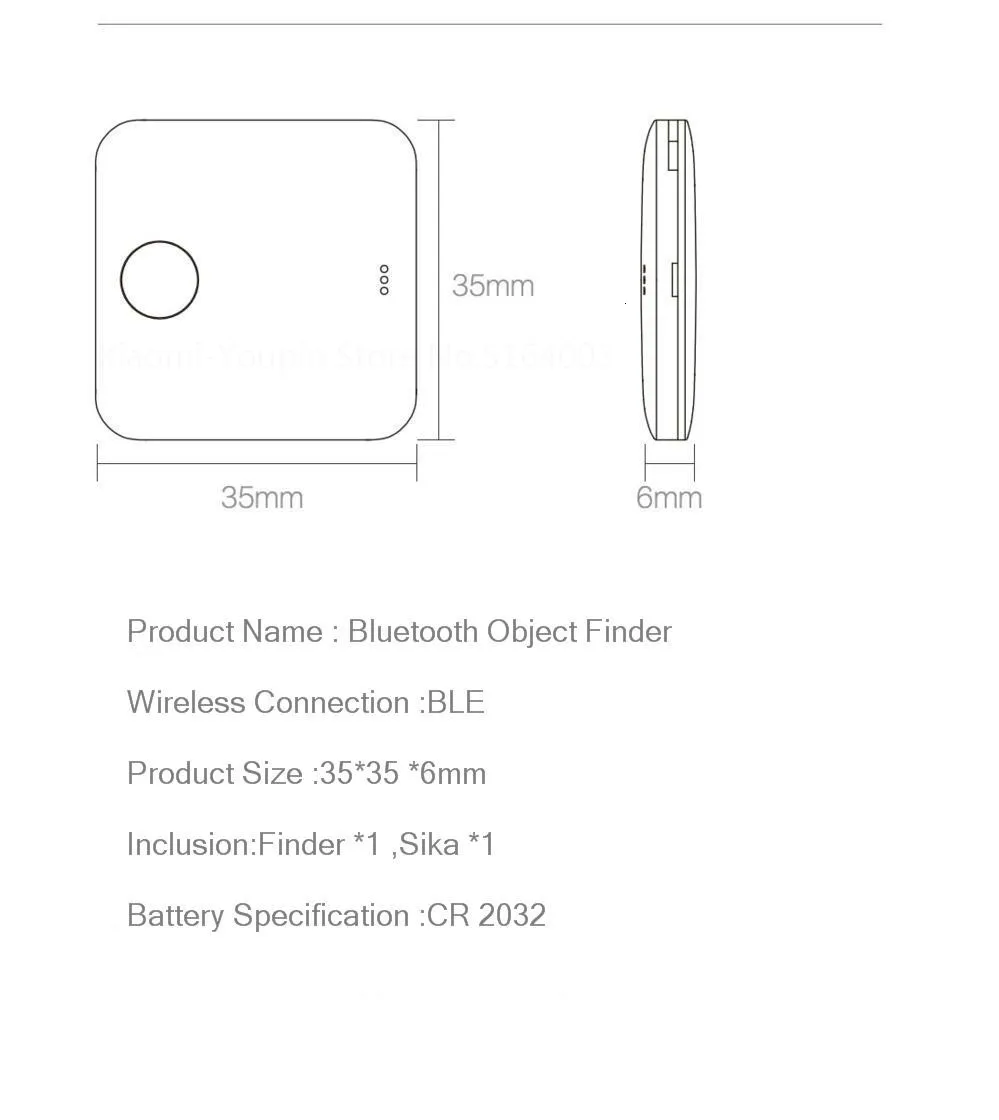 Xiaomi Lost Bluetooth поисковик умный искатель самоконтроль телефона Lost Reminder Xiomi smart finder Расположение точки останова