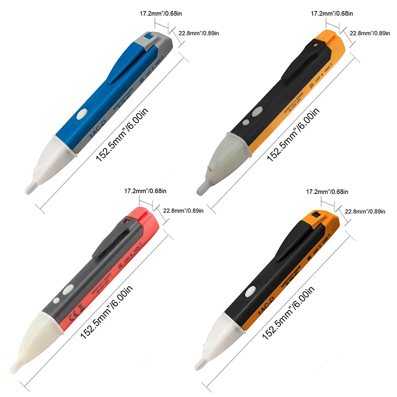 HT100E Цифровой вольтметр интеллектуальная ручка сигнализация детектор напряжения