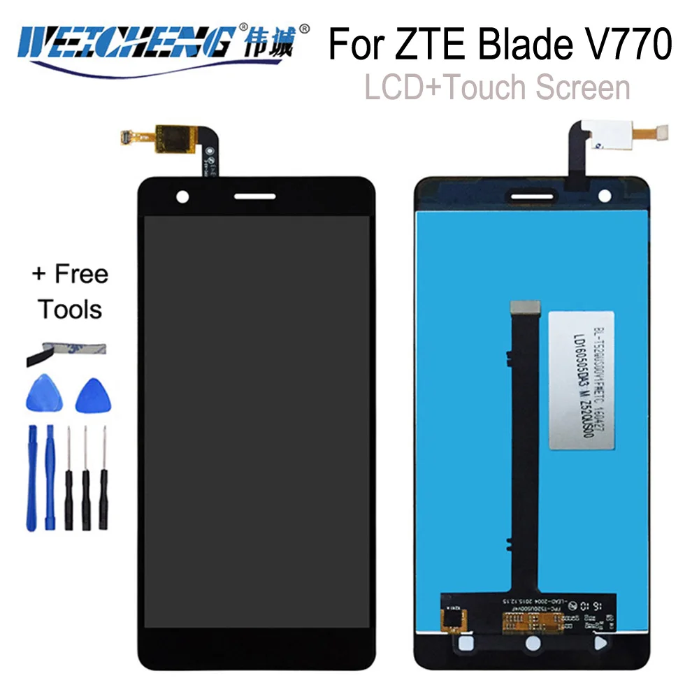 5 2 &quotдля ZTE Blade V770 ЖК-дисплей оранжевый Нева Дисплей + сенсорный экран Экран в