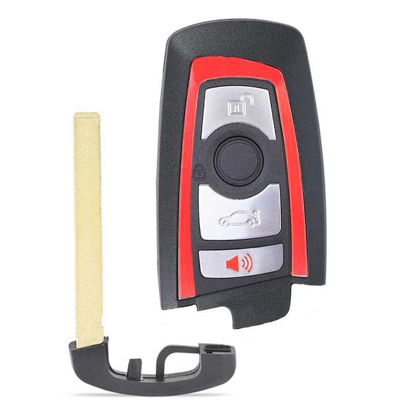 

KEYECU 434MHz ID49 / PCF7953 Chip Keyless-Go CAS4+/FEM OEM Parts 4 Button Remote Key Fob for BMW 1 2 3 4 5 6 7 Series X3 M2