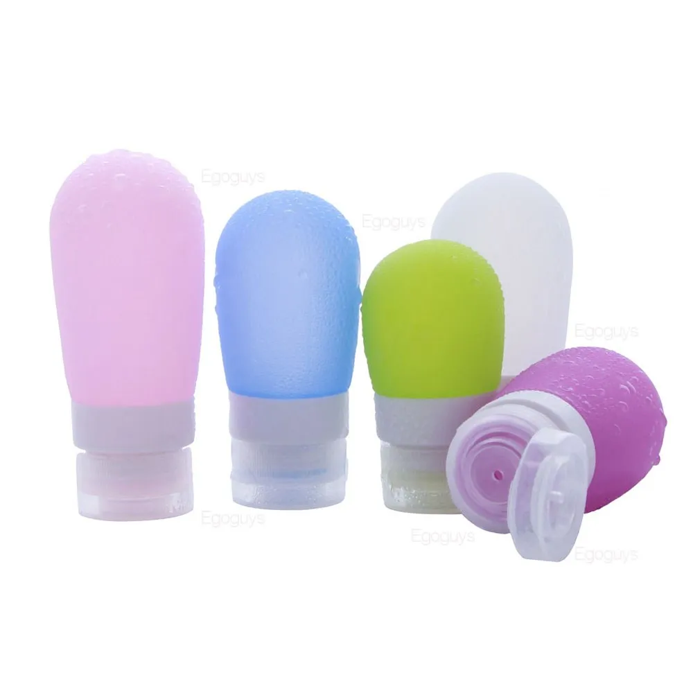 Модные Силиконовые бутылки для путешествий контейнер косметического шампуня