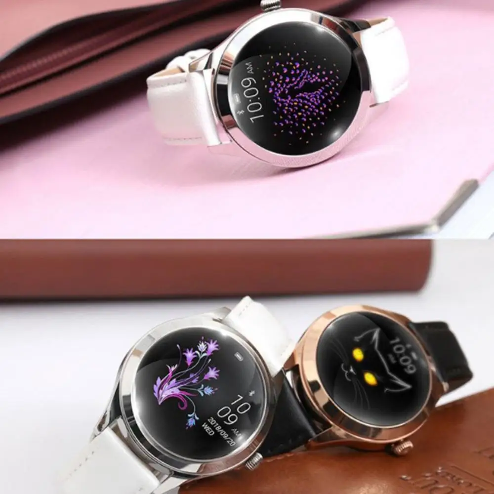 OLOEY 2019 Модные Смарт-часы для женщин KW10 IP68 Водонепроницаемые мульти-спортивные