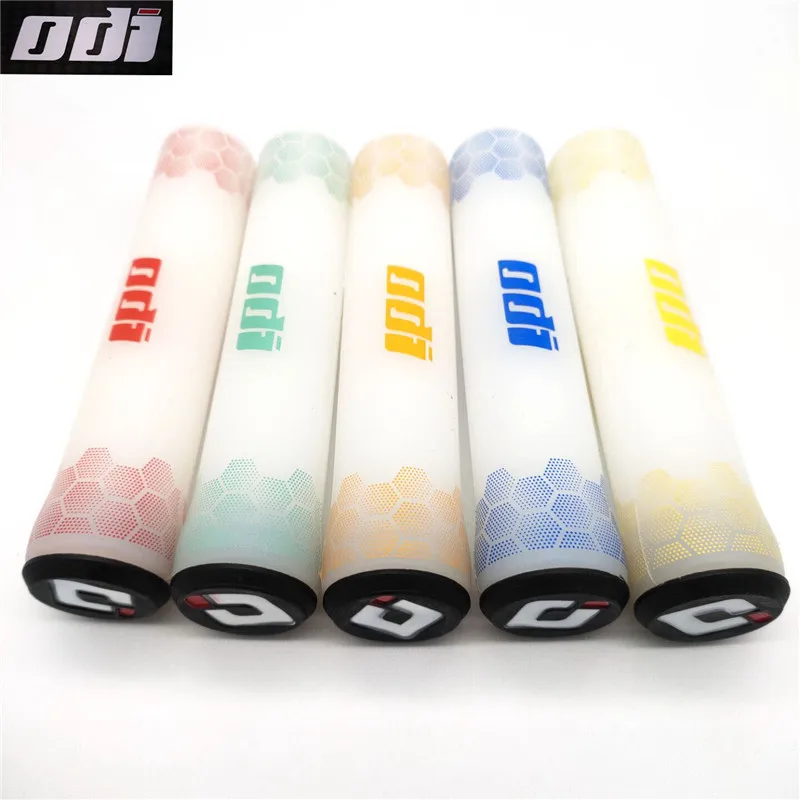 

ODI Silicone 3D Color Printing Grip MTB Road Folding Balance Bike Riding Grip Cover Off-road Shockproof Mountain Bike Grip Cover