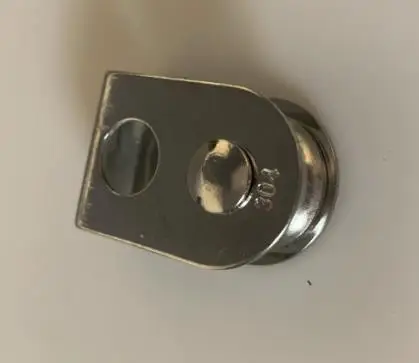 1 Set Side Pulley Сделанный на заказ раздвижная крыша Выдвижная волна Защита от Солнца Парус с шкивом из 185 gsm 95% UV HDPE теневая сетка для двора и балкона - Цвет: 1 Set Side Pulley
