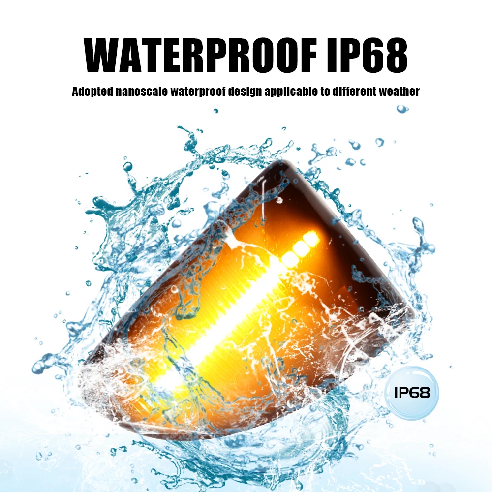 12 В автомобильный динамический светодиодный стример указатель поворота мигалка