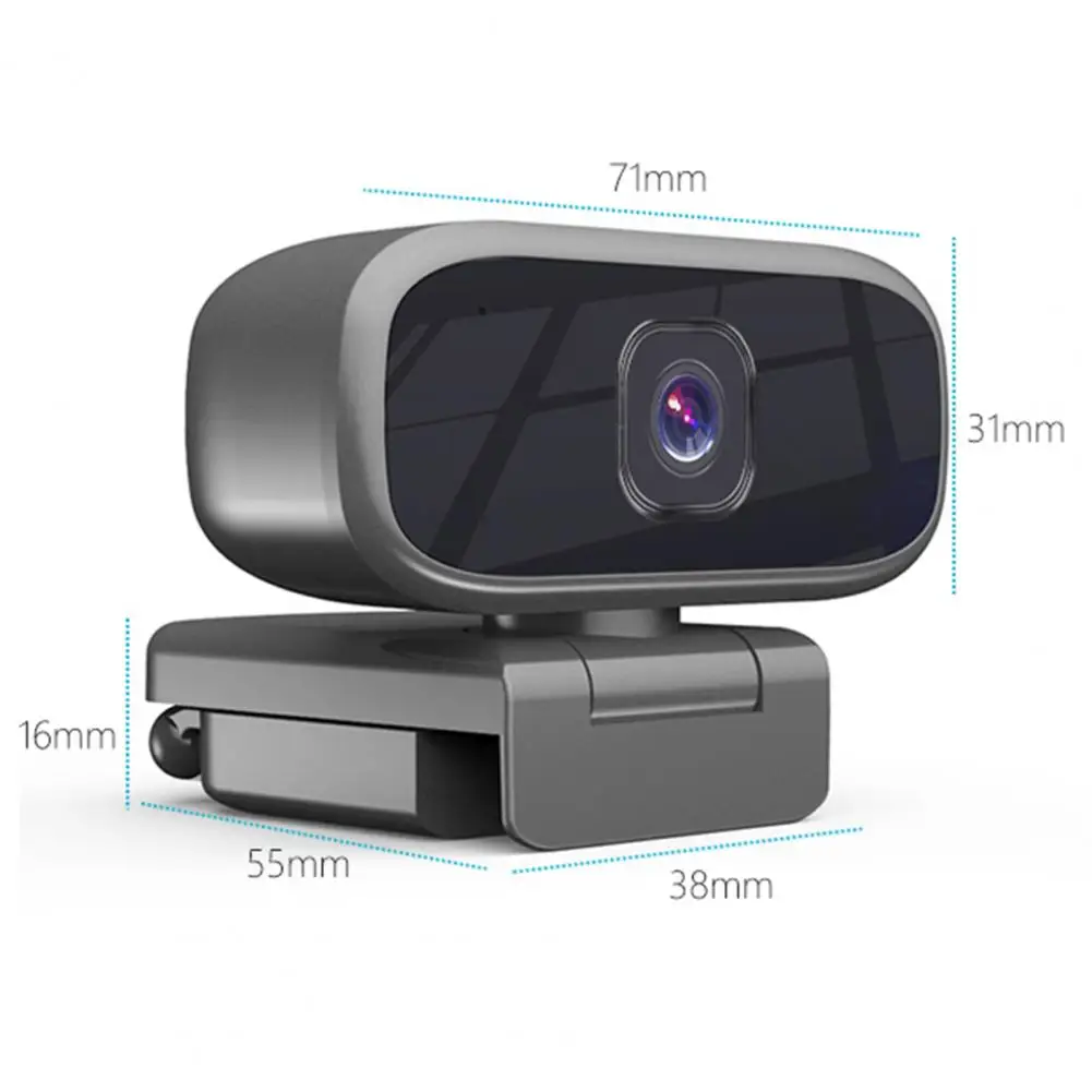 

Digital Webcam High Definition Stable Transmission Rotatable 720P MIC Computer Camera for Teleconference