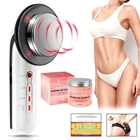 Ультразвуковая кавитационная машина 3 в 1 для похудения, сжигания жира, 200 г, крем для целлюлита, кавитационный антицеллюлитный набор, устройство для массажа тела