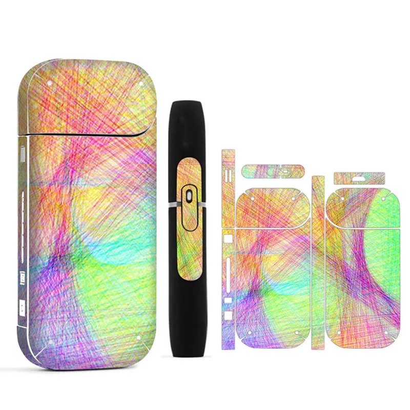 

10 Colors Label PVC Material Antiscratch Decorative Skin Sticker For IQOS 2.4 Plus