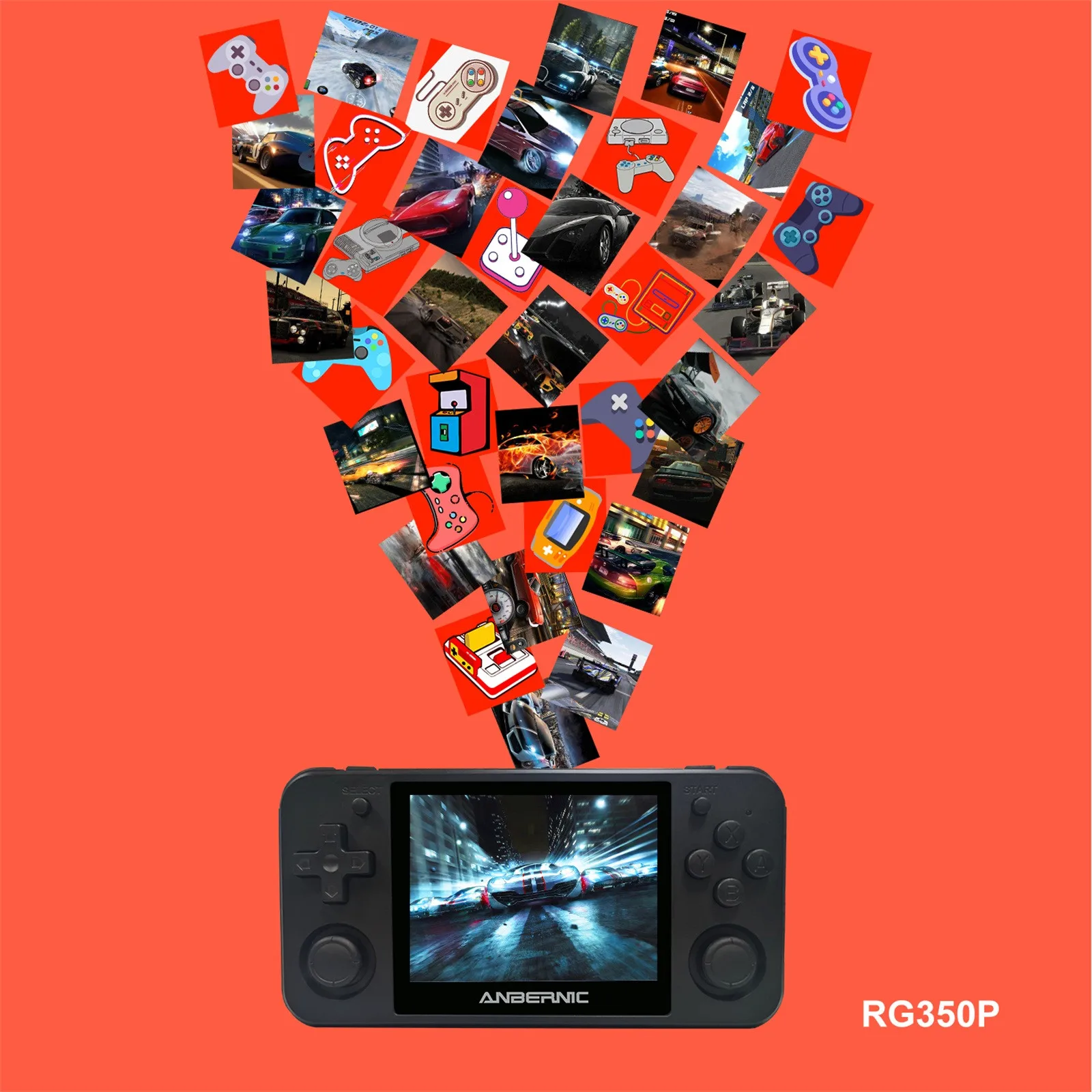 

RG350P IPS Handheld Retro Video Game Console 2500 Games 64Bit Emulator Handheld