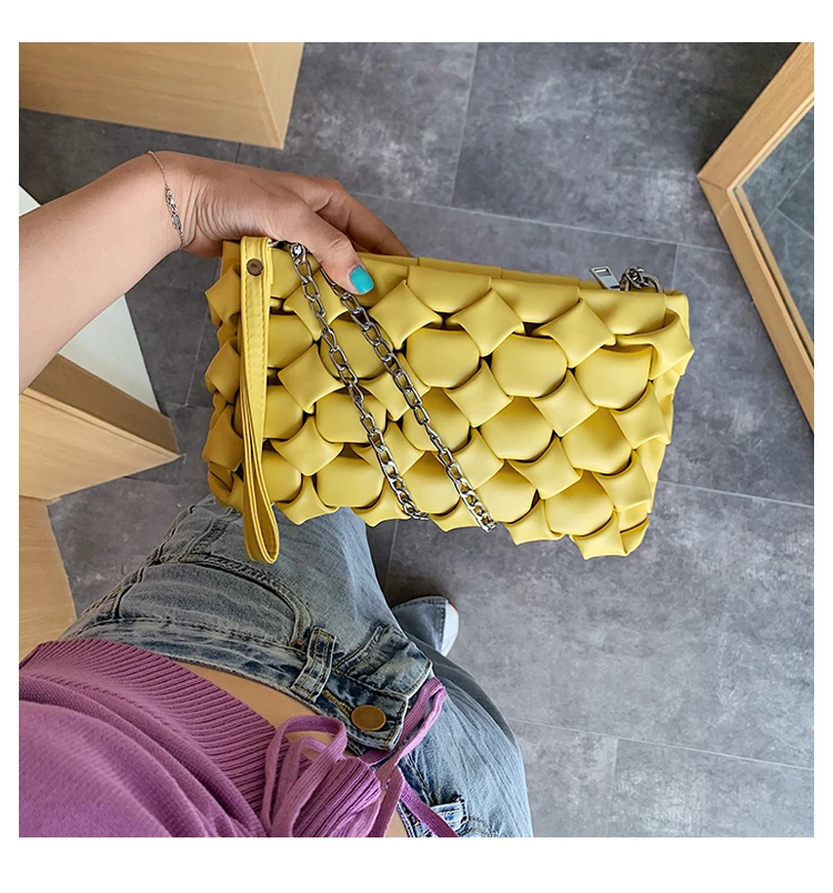 

Women Purses and Handbags Luxury Clutches Shoulder Bags For Women 2021 Designer Bag Leather Crossbody Bag Metal Chain