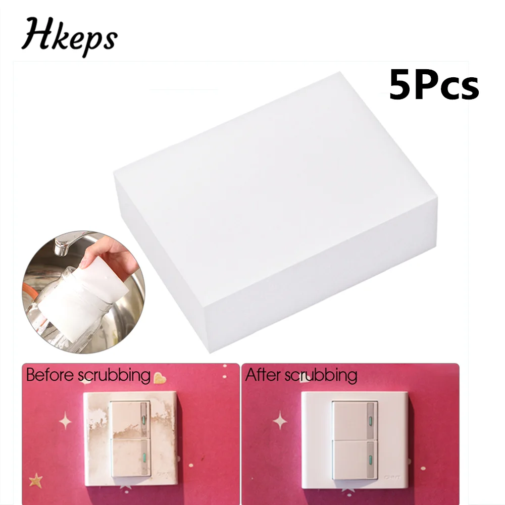 5 шт./компл. Белый Волшебный стиратель очиститель для кухни офиса губки мытья