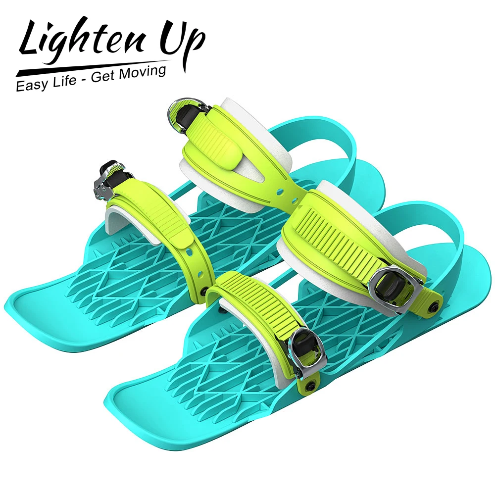 

Lighten Up 2021 New Winter Sport The Short Skiboard Snowblades Mini Ski Skates for Snow Snow Shoes Adjustable