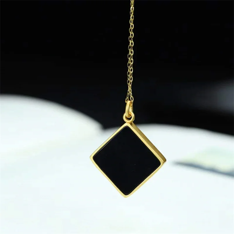 

Hot Selling Natural Hand-carved Jade 925silver Gufajin Mo Yu Necklace Pendant Fashion Jewelry Men Women Luck Gifts
