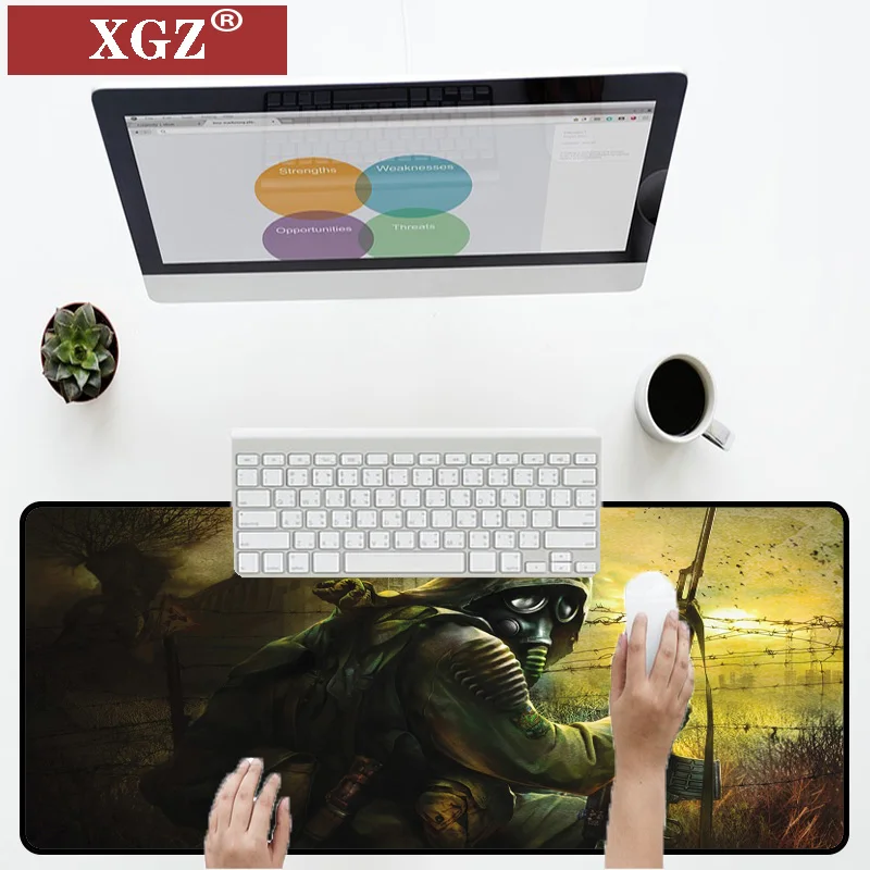 XGZ Elite Artistic Creative Large Mouse Pad Suitable for Computer Gamers Accessories Non-slip 300x800mmx2mm 40x90cm csgo | Компьютеры и